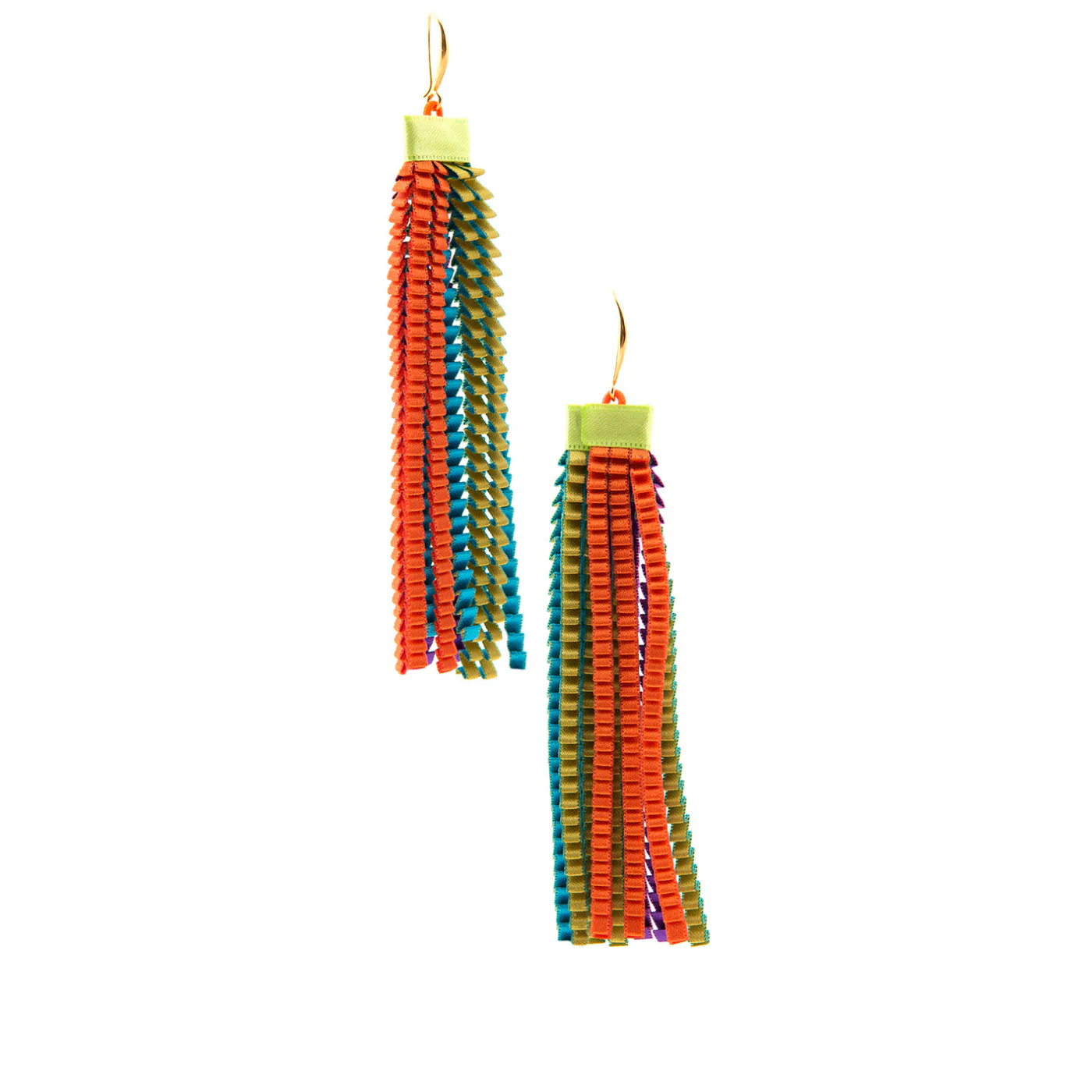 Silk Ribbon Earrings - Image 3
