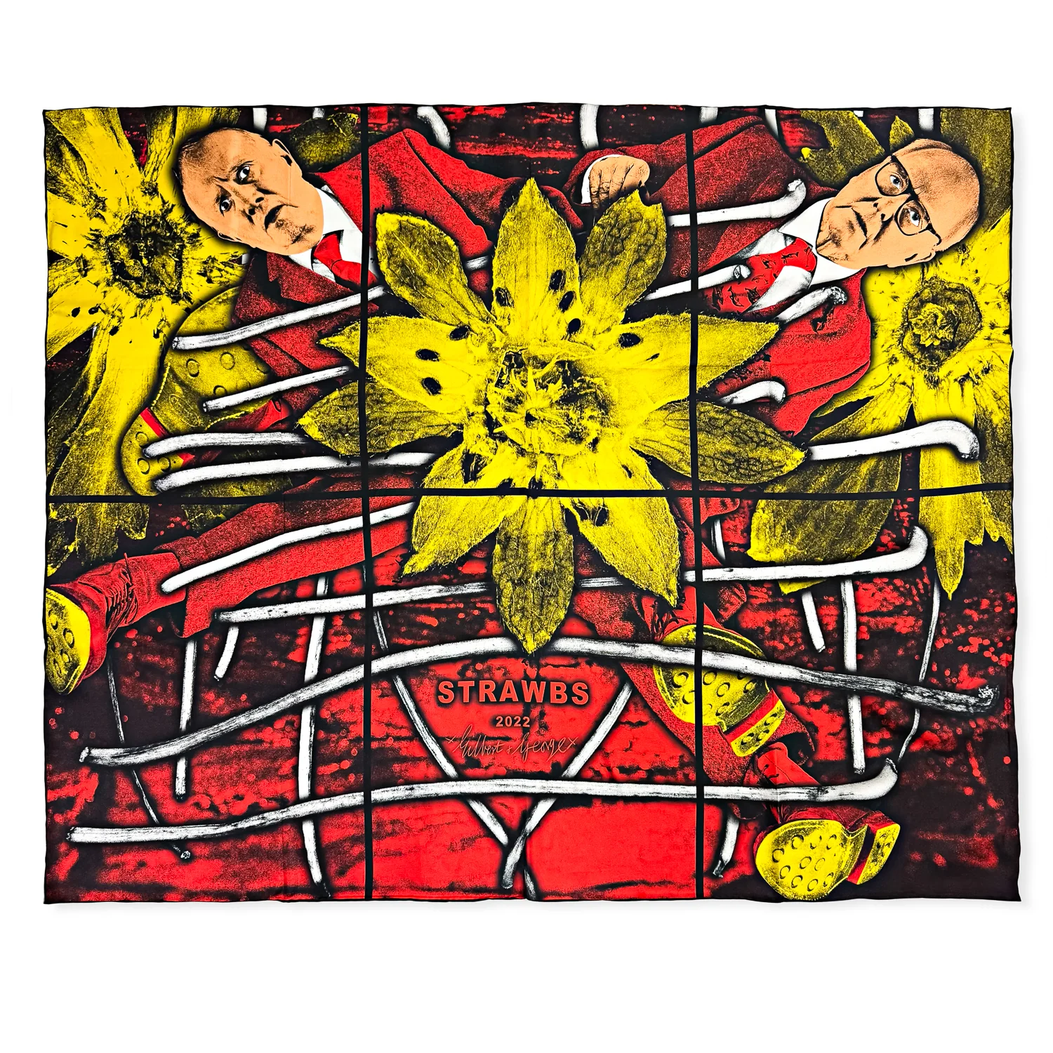 STRAWBS - Gilbert & George Scarf - Image 2