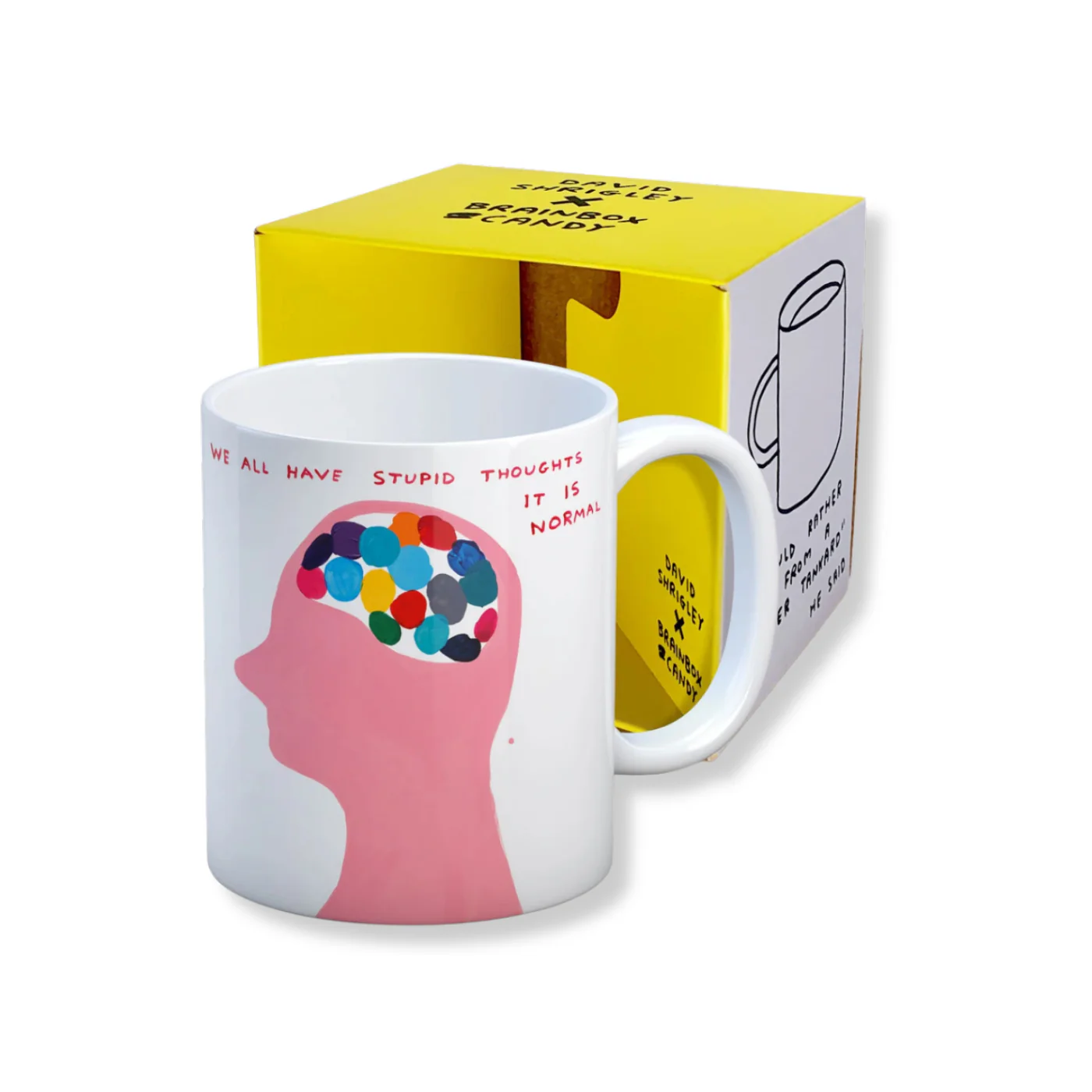 Stupid Thoughts By David Shrigley Mug