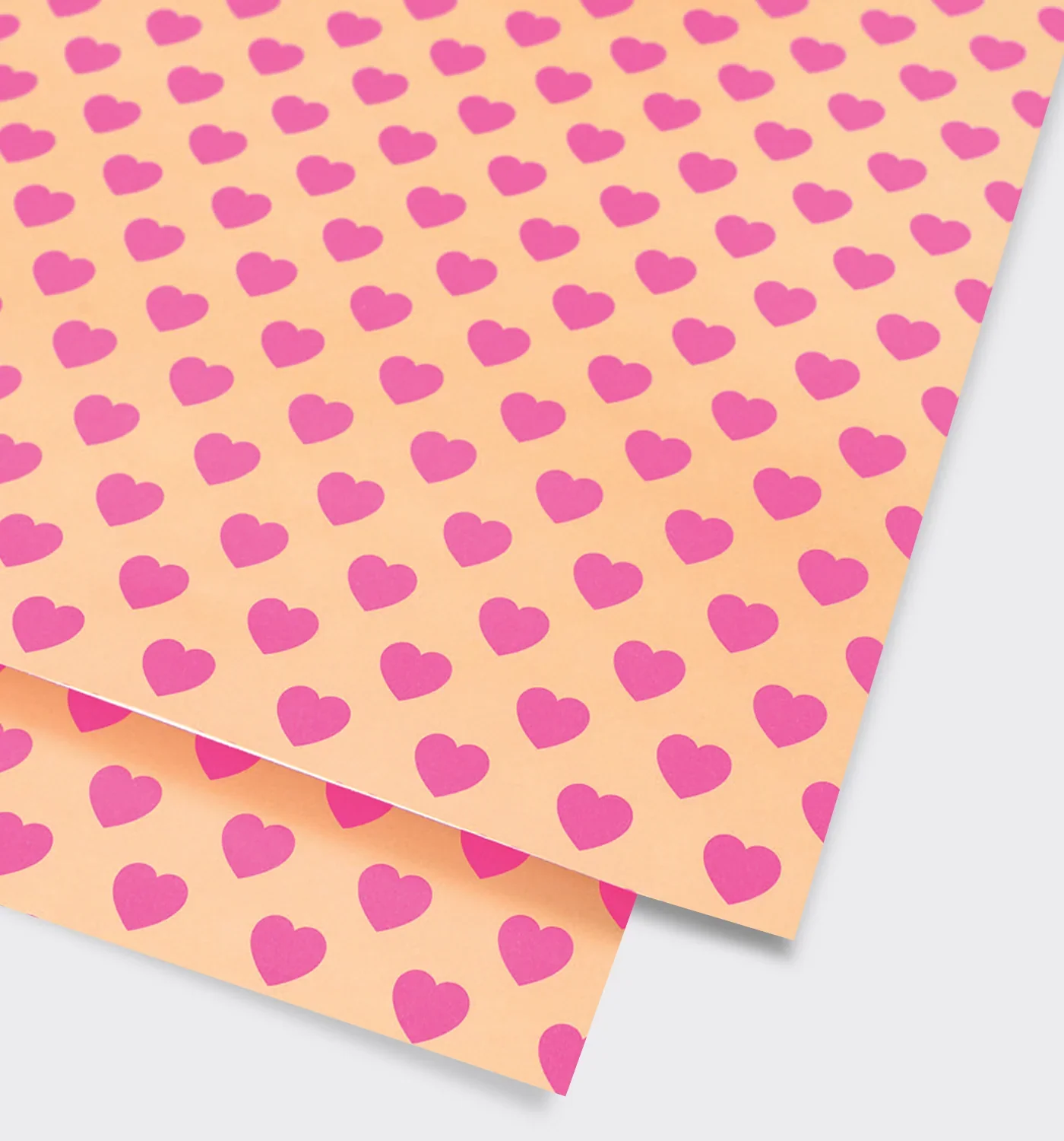 Suki Pink Hearts Gift Wrap - Image 3