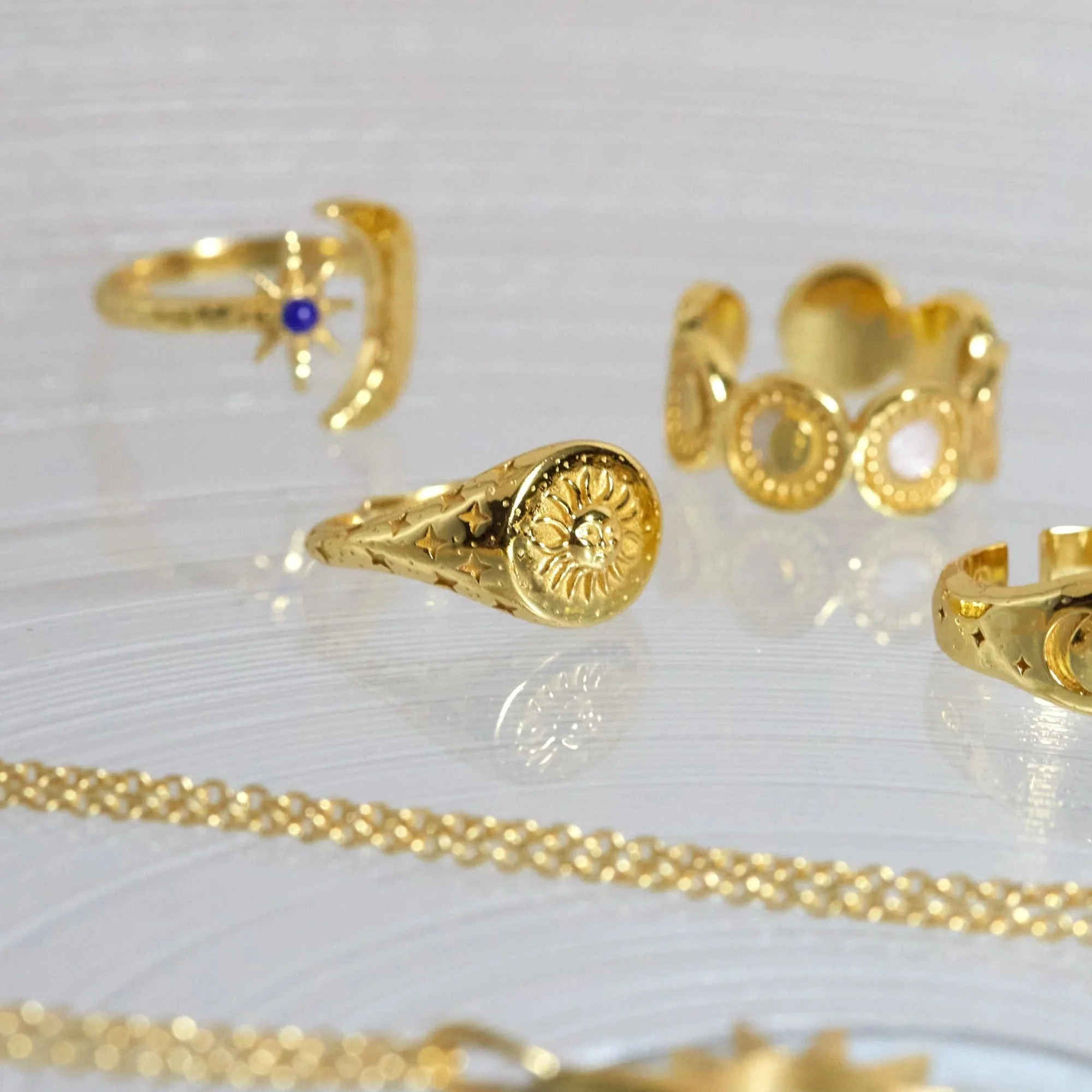 Sunray Signet Ring by Ottoman Hands - Image 3