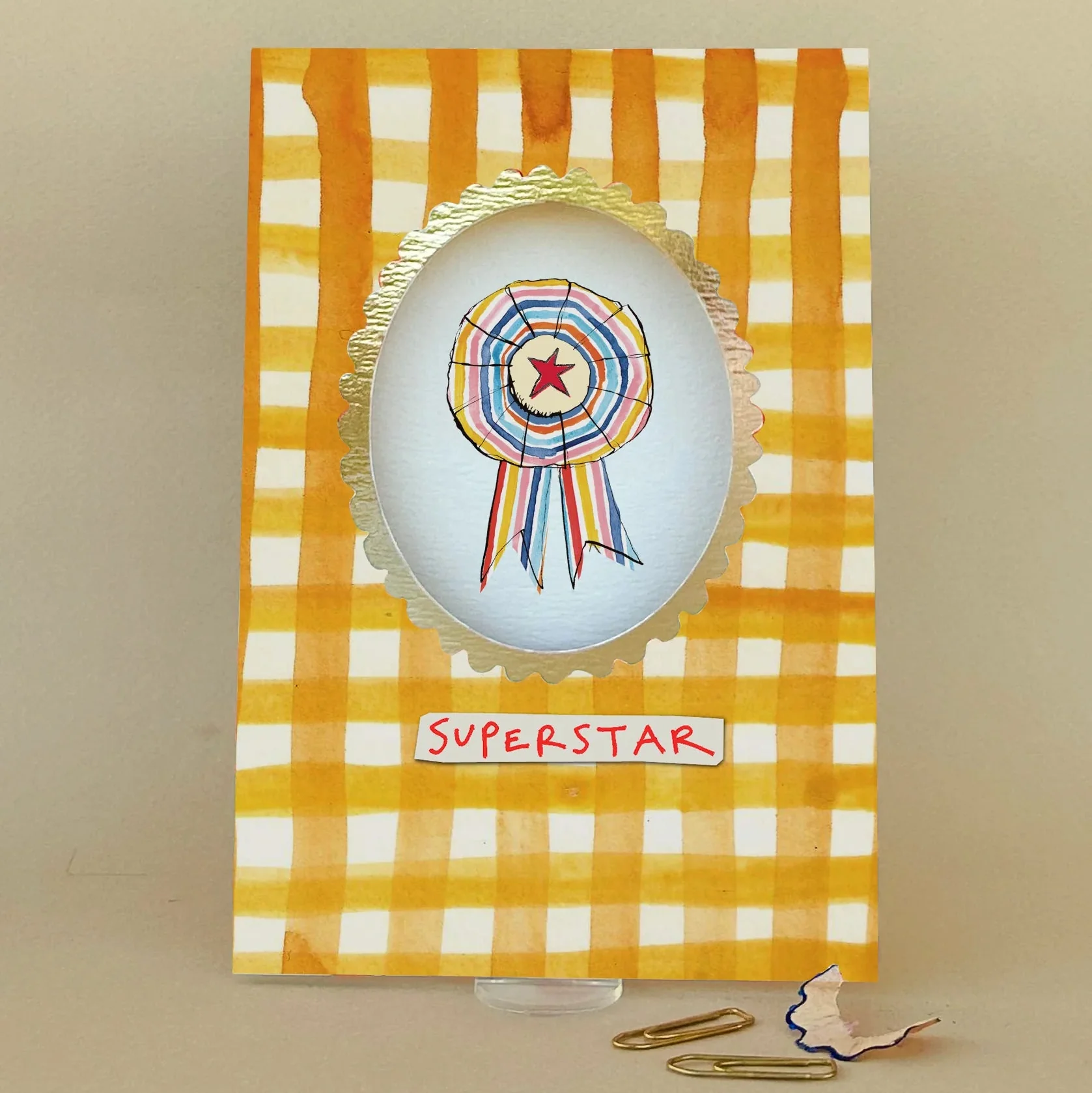 Superstar Framed Greetings Card
