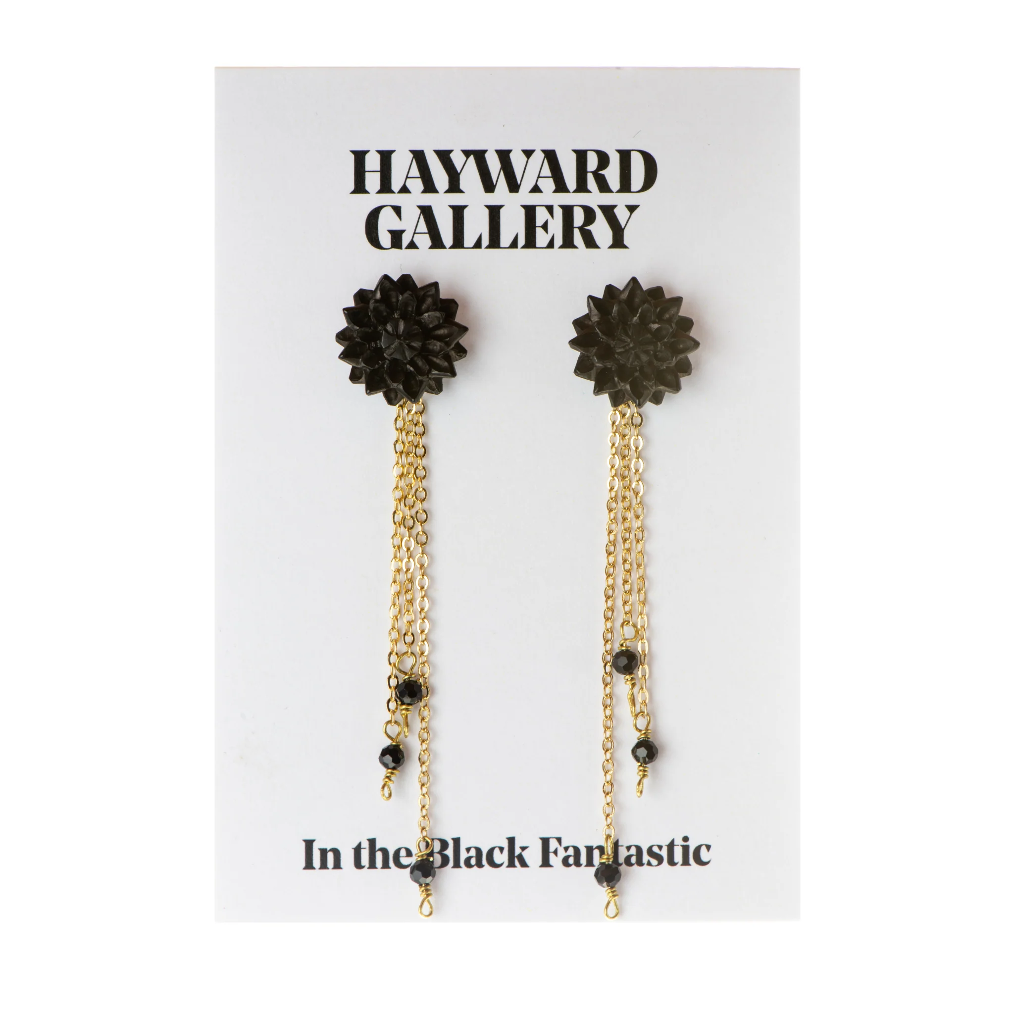 Tagua Flower Dangly Earrings - Image 3