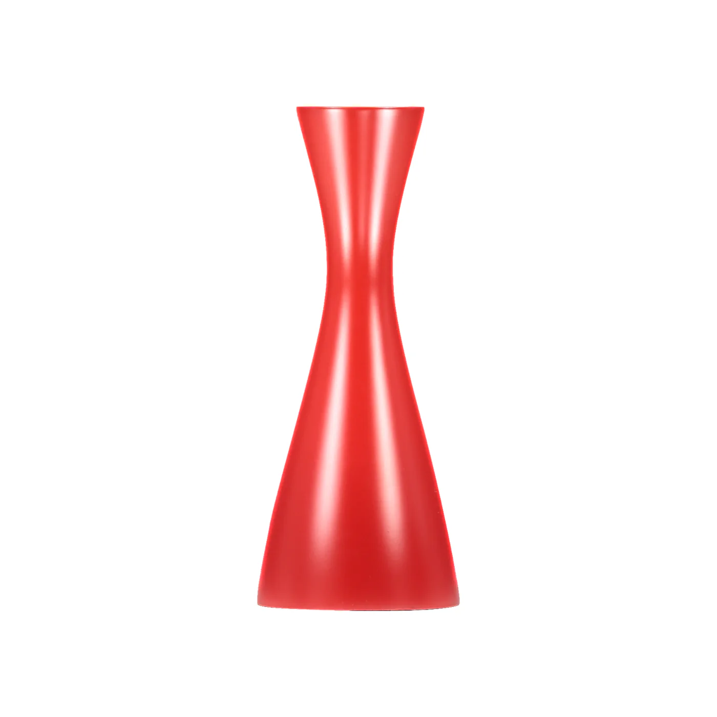 Turned Red Candle Holder - Image 3