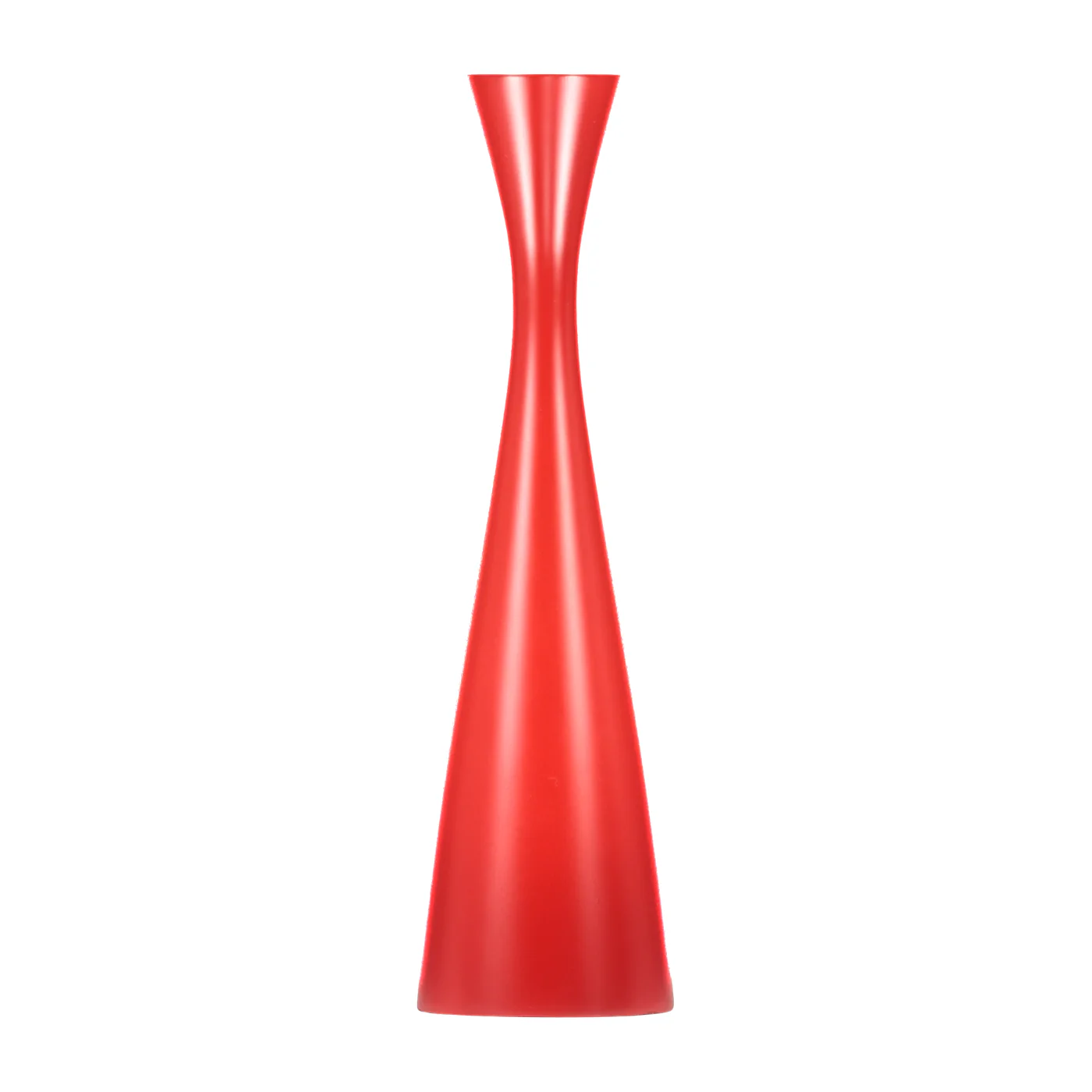 Turned Red Candle Holder - Image 4