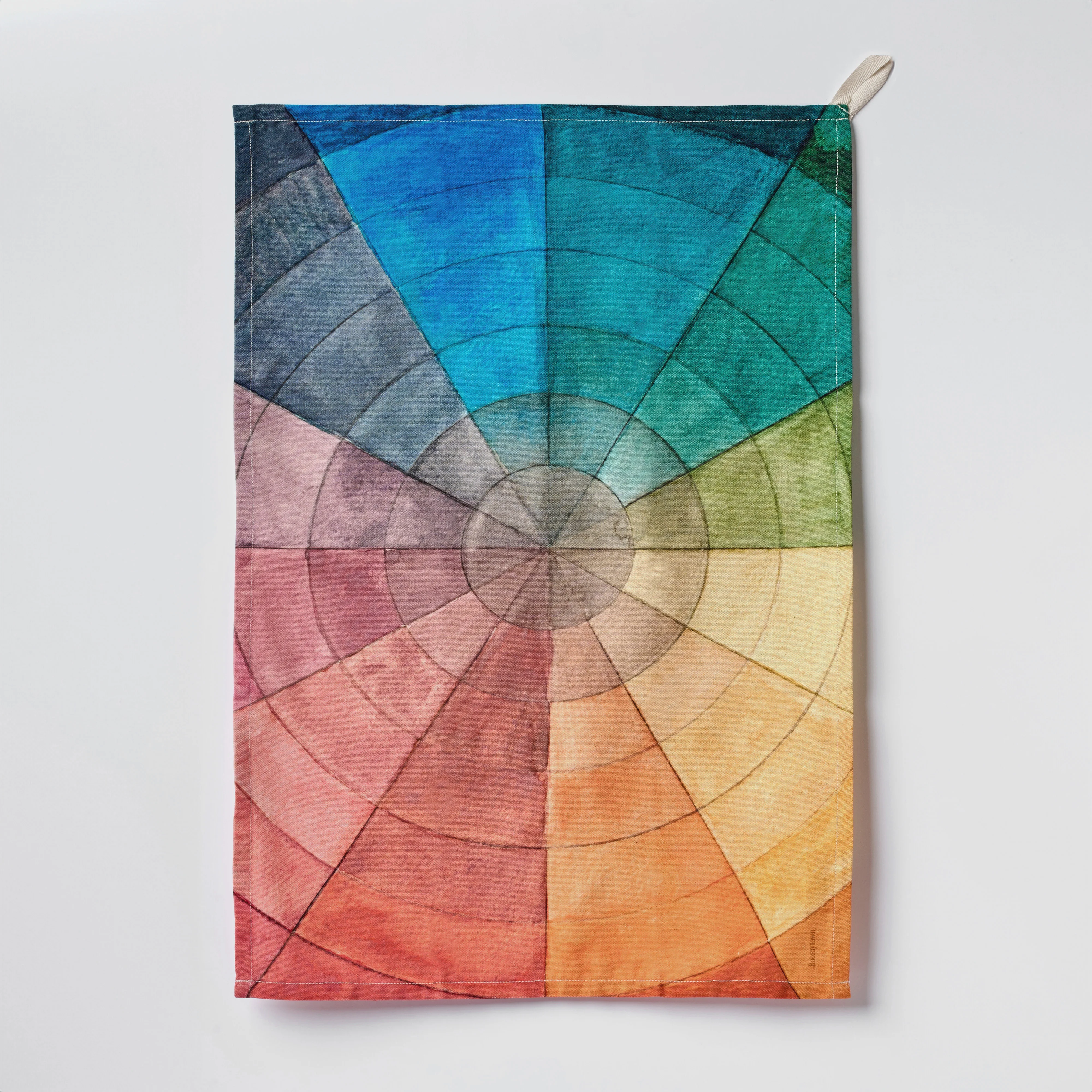 Colour Wheel Tea Towel - Image 2