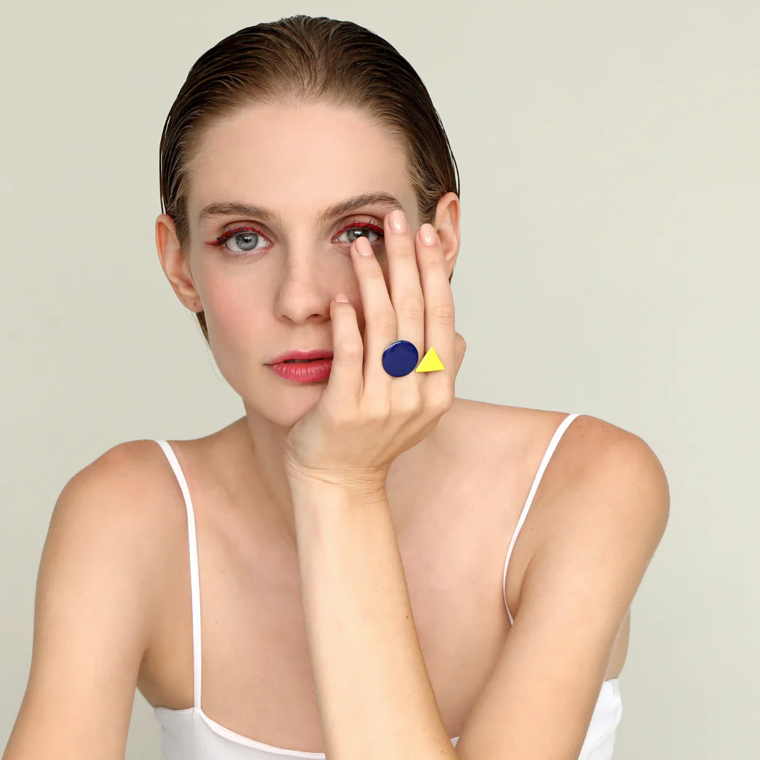The Circle & The Triangle Adjustable Ring - Image 3