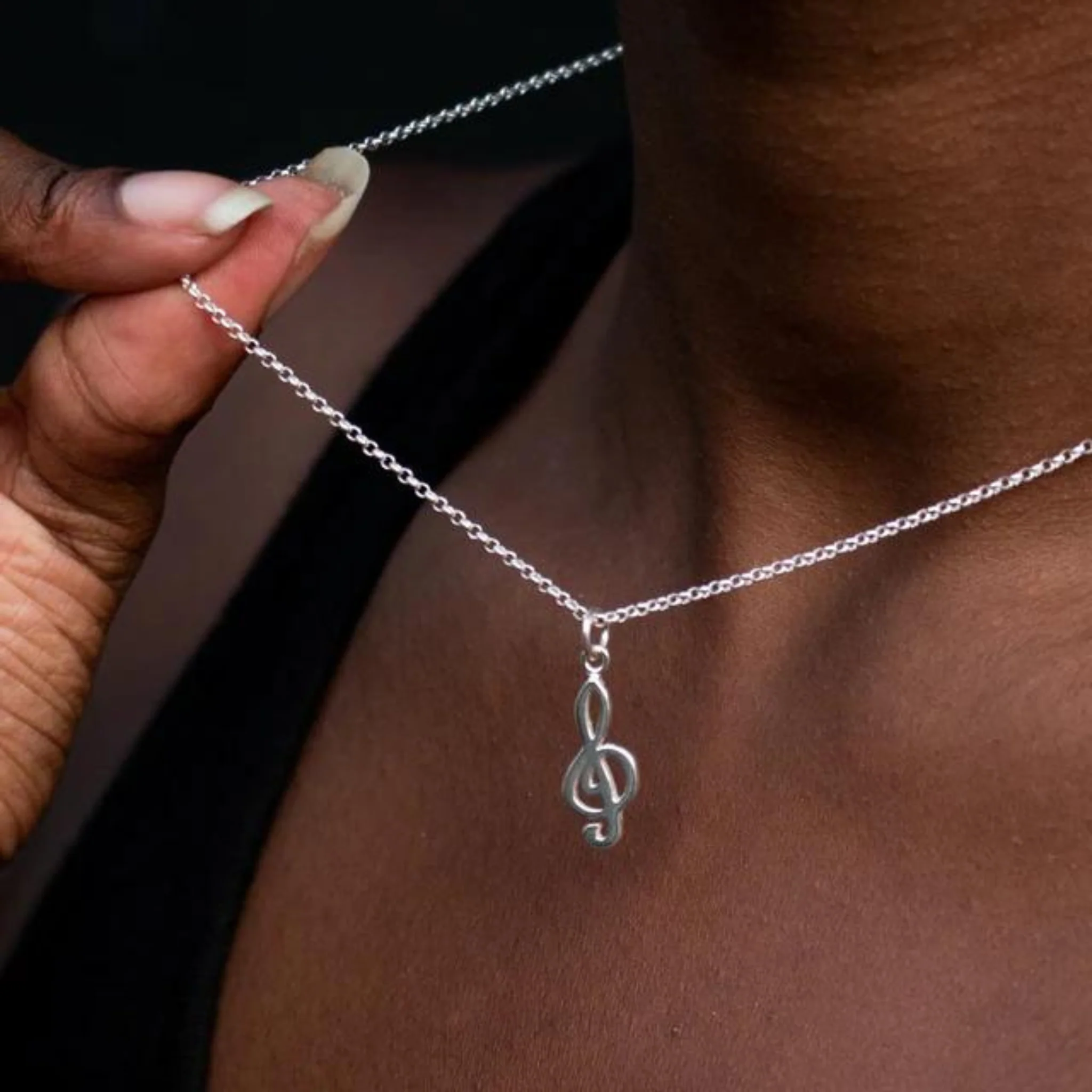 Treble Clef Necklace - Image 3
