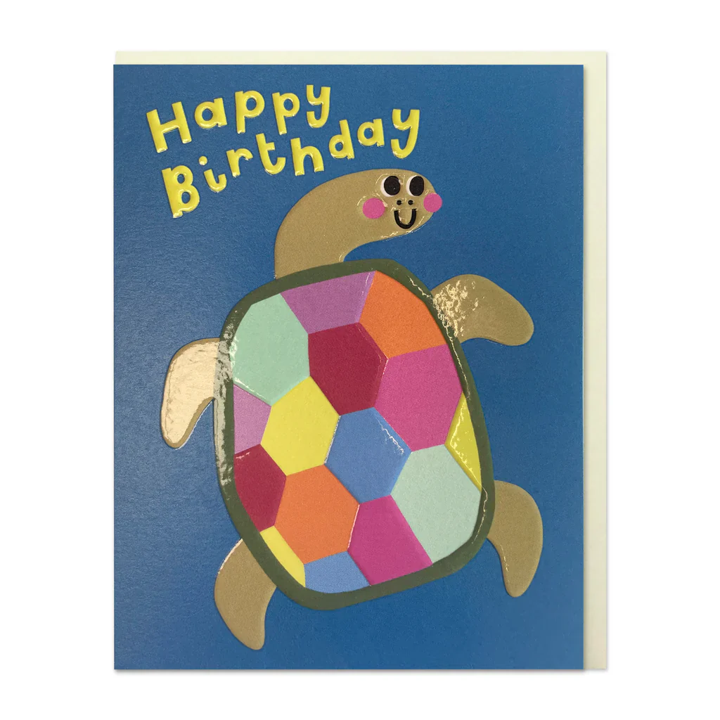 Turtle Happy Birthday Mini Card