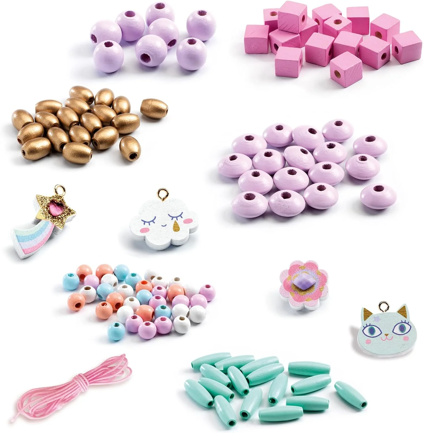 Djeco Wooden Beads - Image 3