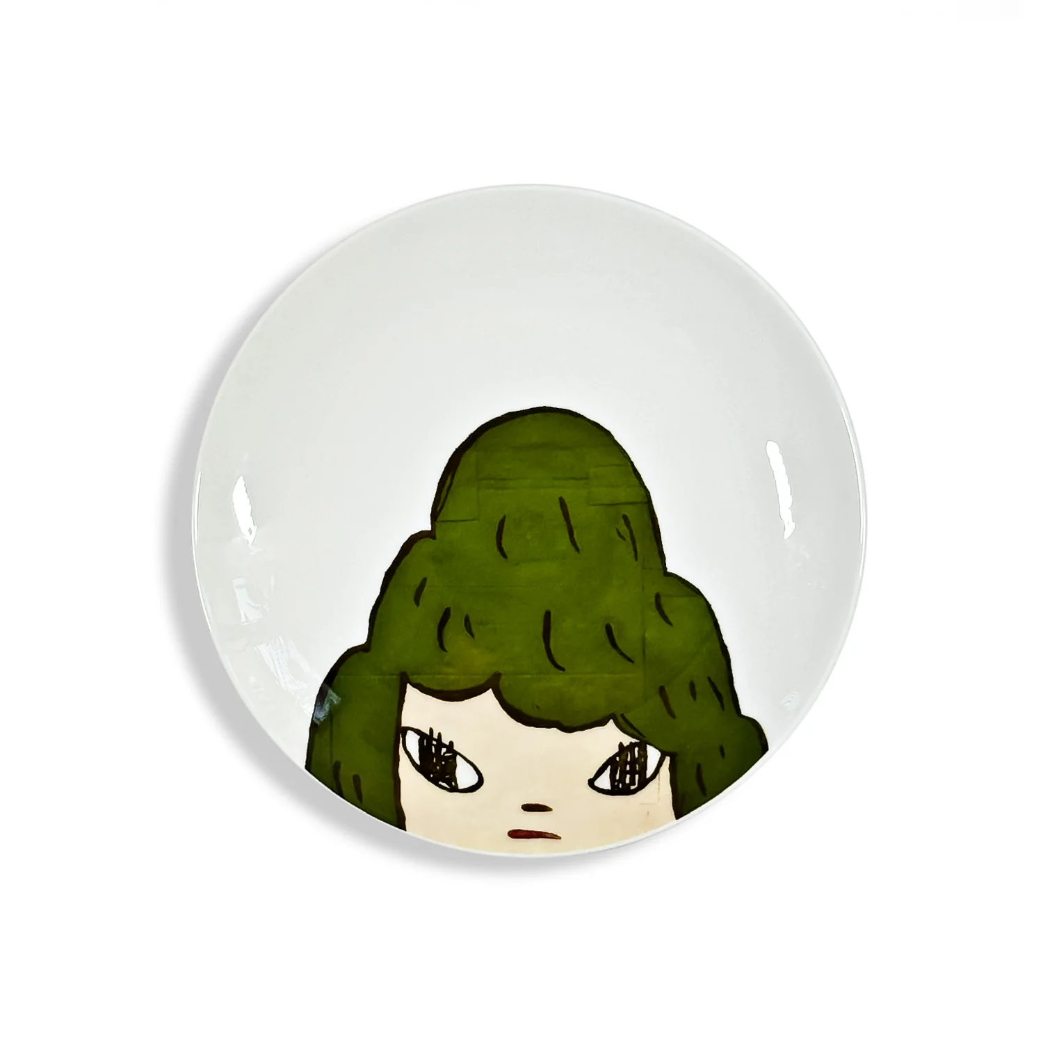 Yamako (Mountain Sister / elder) - Yoshitomo Nara Plate