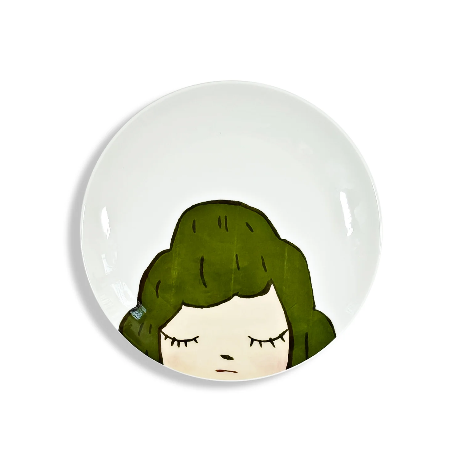 Yamako (Mountain Sister / younger) - Yoshitomo Nara Plate