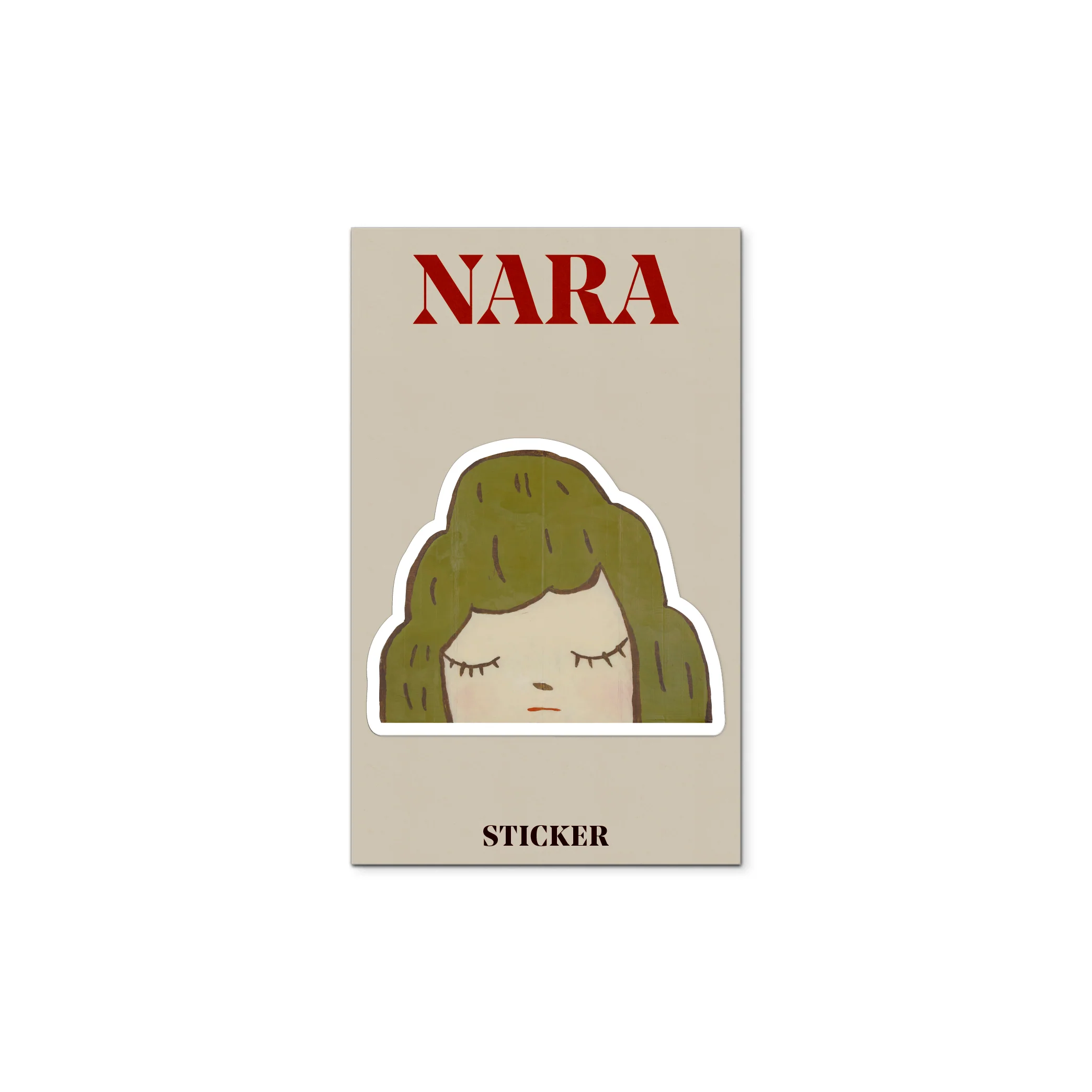Yamako (Mountain Sister / younger) - Yoshitomo Nara Sticker