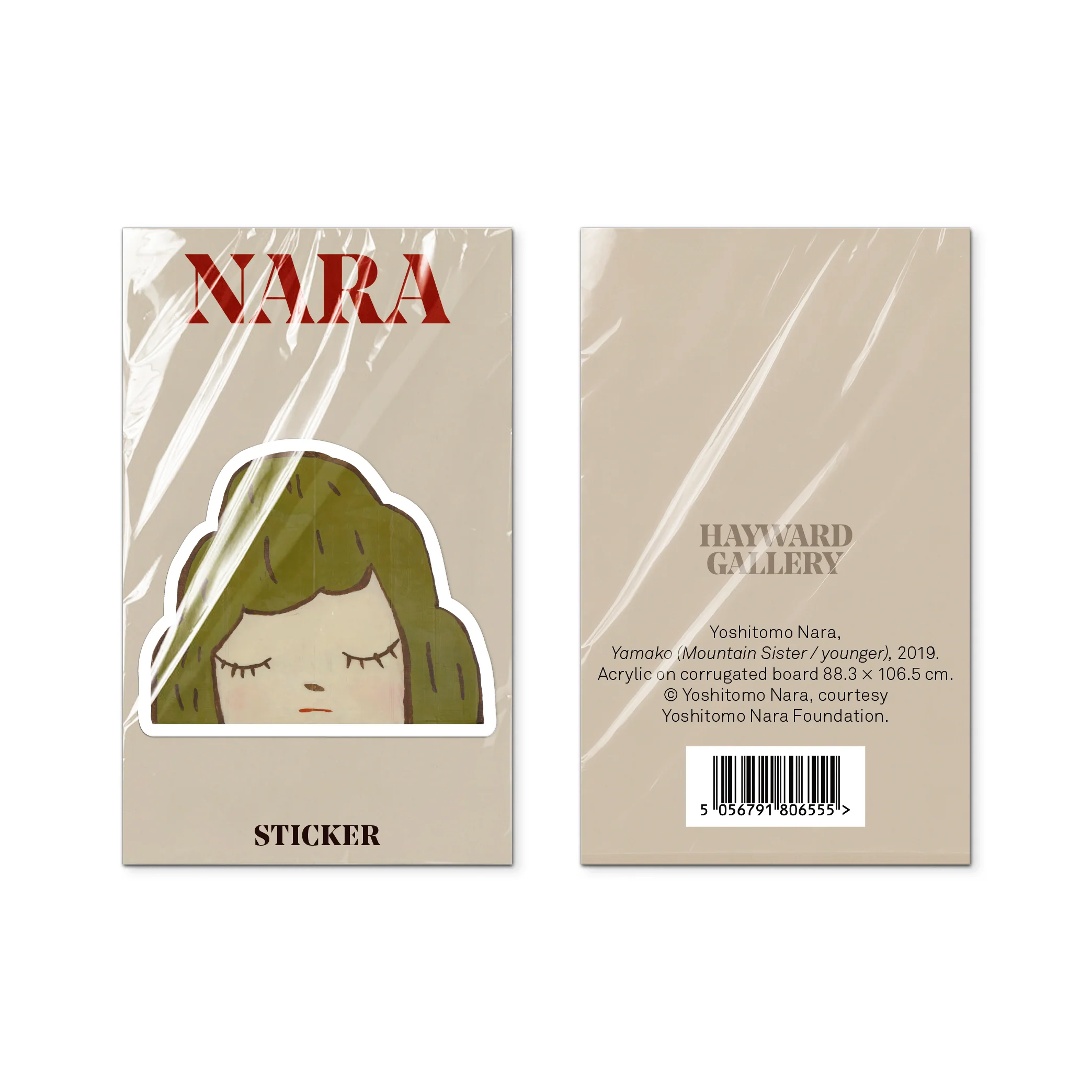 Yamako (Mountain Sister / younger) - Yoshitomo Nara Sticker - Image 2